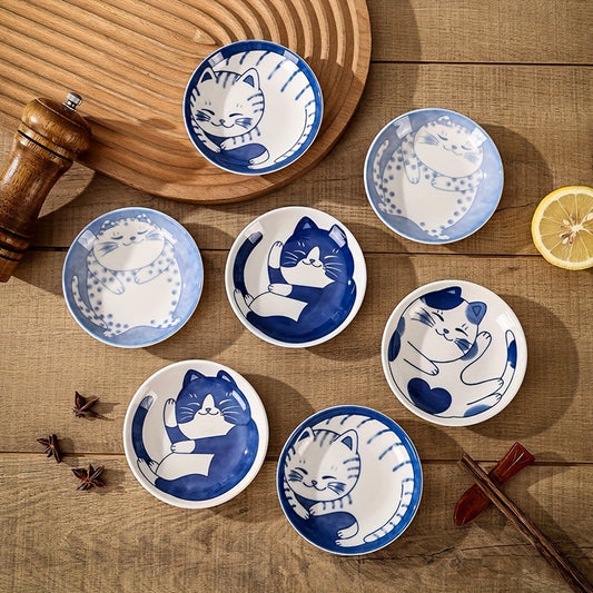Set 4 Piattini Giapponesi in Ceramica